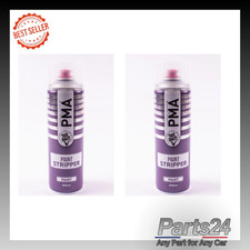 x2 PAINT STRIPPER PMA AEROSOL PAINT REMOVER 500ML BODYSHOP CAR