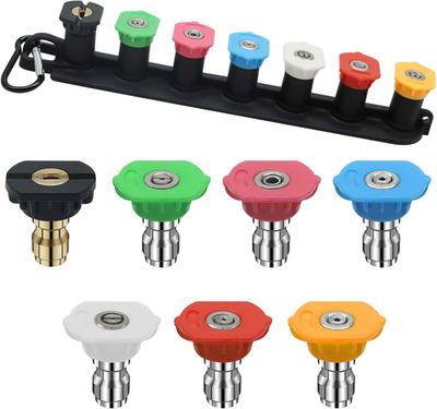 #ad Pressure Washer Tips Universal Pressure Pressure Washer Nozzle Tips Holder Set o $14.04