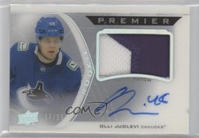2020-21 Premier Acetate Rookie Horizontal 87/99 Olli Juolevi Patch Auto 0q65
