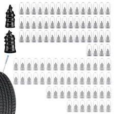 100PCS Rubber Tire Nail Repair Kit Screw In Tire Plugs for Car Truck SUV Van US