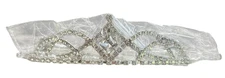 7 Pack Crystal Tiara Crown, Rhinestone Princess Crown, Silver Crystal Tiara
