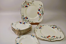 Tuscan Tea Set Plates and Serving Plates Circa 1930