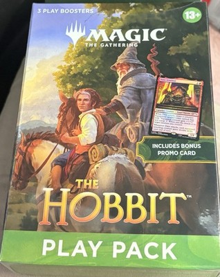 MTG The Hobbit Play Pack 3 Play Boosters + Dain Ironfoot Promo NEW Sealed