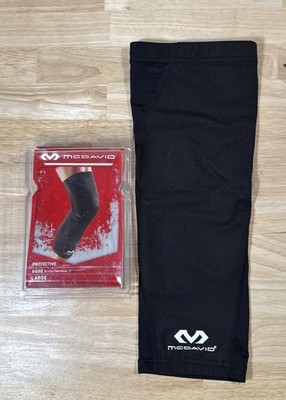 (1) McDavid 6400 Protective Abrasion Knee Sleeve ~Right Sleeve Included~ Black L