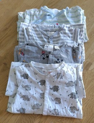 4 Schlafanzüge  Overall Gr.  86 Paket 