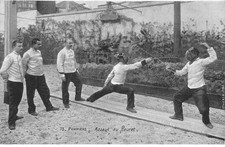POMPIERS  Assault au fleuret (escrime)