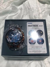 CASIO PRO TREK Smart WSD-F20-RG Android Wear 2.0 GPS Outdoor Watch Orange Boxed