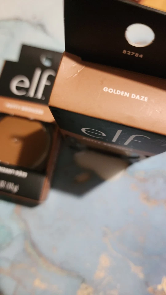 e.l.f Putty Bronzer Cream To Powder - GOLDEN DAZE- 0.35 Oz - NIB Set Of 2 - Image 2 of 3