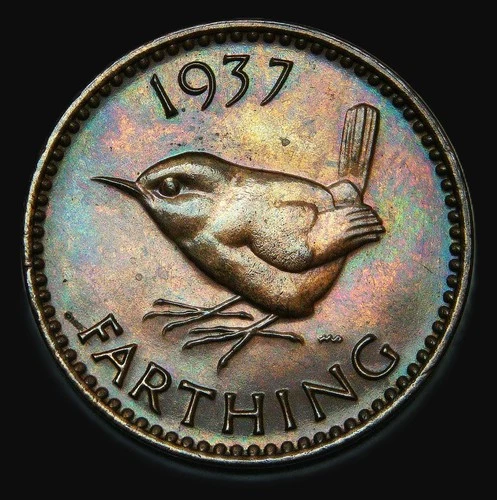1937 George VI Farthing — photo from another recent sale
