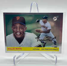 2025 Topps Chrome Platinum Willie Mays Base #469 San Francisco Giants