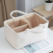 Portable Baby Diaper Caddy Organizer Mommy Travel Storage Tote Basket Bag