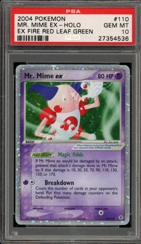 Pokemon Mr. Mime EX Fire Red & Leaf Green Holo Ultra Rare #110 PSA 10 Gem Mint
