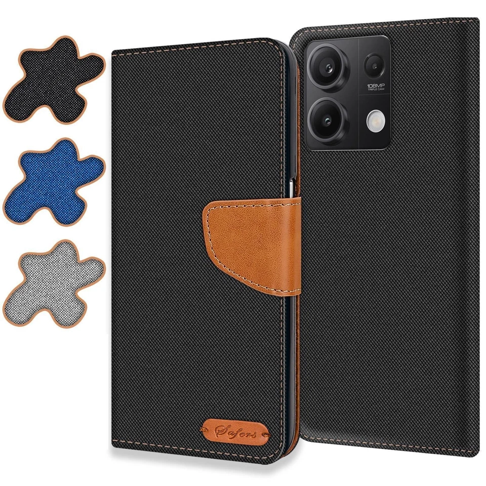 COOLGADGET Rabattable Coque pour Xiaomi Poco Redmi Note Sac Livre Housse à Rabat Couverture