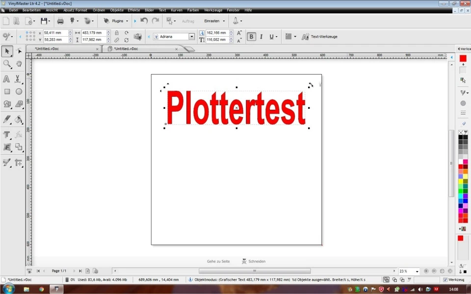 Schneideplotter Software Vinylmaster LTR 5.0 - Bild 3 von 4