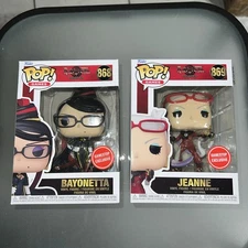 Funko Pop Bloody Fate Bayonetta #868 Gamestop Exclusive Jeanne #869 Set Of 2