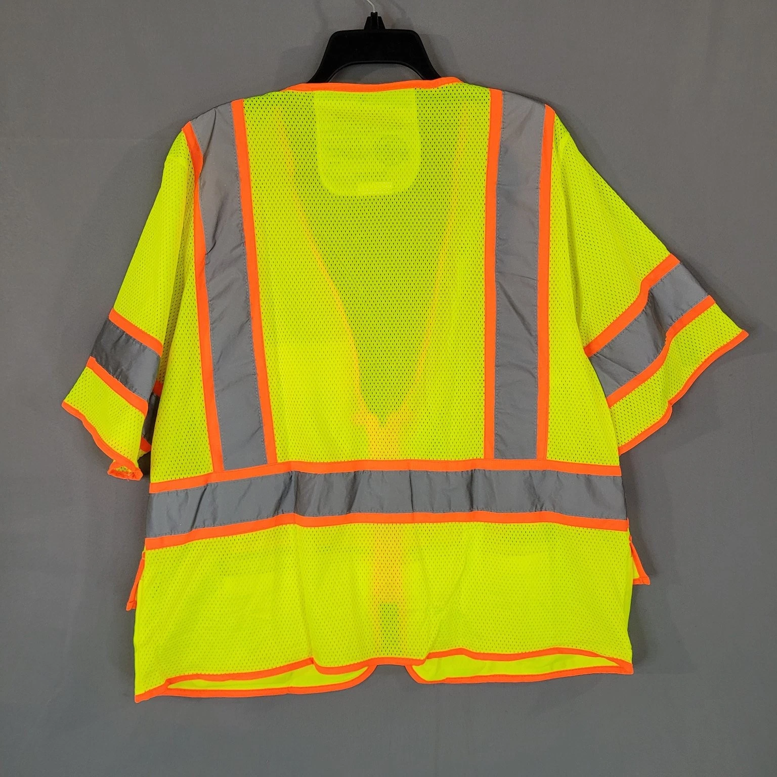 Radwear Men's Hi-Vis Yellow Safety Vest L Reflective Class 3 Ansi Workwear image 6