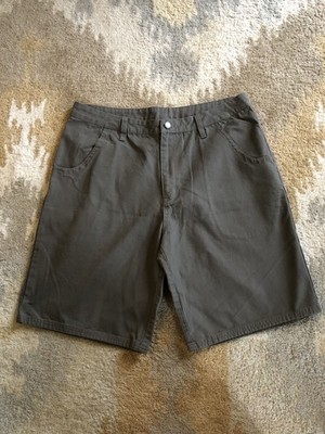 Cloudveil Men s Organic Cotton Canvas Shorts Slate Gray Size 34 