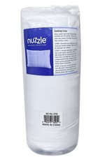 Nuzzle Zero Gravity Adjustable Cooling Polyester Bed Pillow Standard White