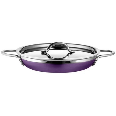Bon Chef Country French X 3.13 Qt Purple Stainless Steel Saute Pan 71306