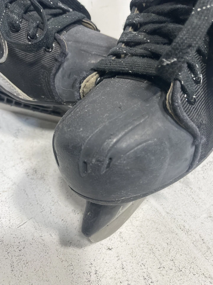 Patines de hockey sobre hielo vintage Nike Zoom Air para personas mayores talla 8 Tuuk Federov negros plateados Foto 2 de 4