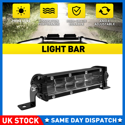 5.5 Inch LED Work Light Bar 6D Slim Spot Flood Lamp For Digging Machine ...