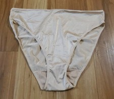 Cacique Hi-Cut Satin Panty 14/16 Golden Beige Size 14/16