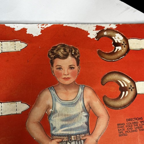 Bambole di carta il libro Walk 1939 Walk a Bit di Emily Sprague Wurl non tagliato vintage - Foto 15 di 15
