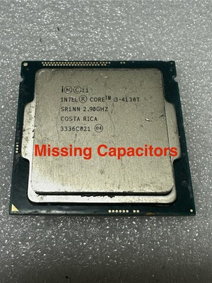 Intel Core i3-4130T 2.90GHz Dual-Core 3MB LGA 1150 CPU P/N: SR1NN Tested Working