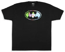 DC Comics Men's Batman Villain Mashup Bat Logo Big and Tall T-Shirt, 4X-Large