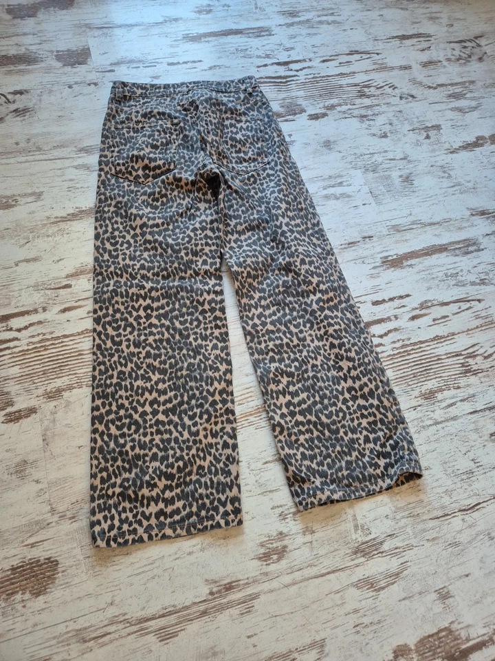 Mango Jeans leoprint/ Leohose/ Leojeans, Größe 34 - Bild 4 von 4