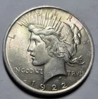 1922-P PEACE Liberty $1 Dollar 90% Silver Coin ~ Original Hi Grade AUnc - BUnc ~