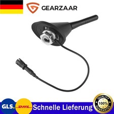 Auto KFZ Kurz Stab Dach Antenne + Raku 2 Sockel Schwarz für Audi, BMW 5,8cm