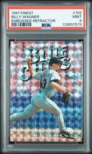 PSA 9 - 1997 Topps Finest Embossed Refractor BILLY WAGNER #102 (7579)