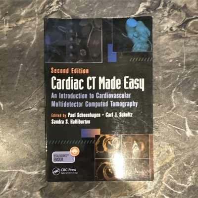 CRC Press Cardiac CT Made Easy 2nd Ed Cardiovascular MDCT Paperback