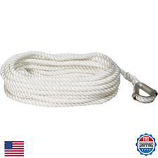 SeaSense Anchor Line 3/8" x 150' Marine Rope Dock Boat Accessory