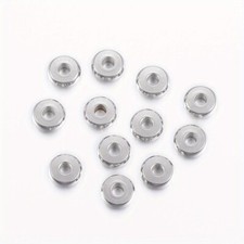 about 500pcs Tarnish Resistant 304 Stainless Steel Spacer Beads Flat Round