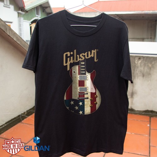Vintage Gibson Les Paul Guitar T-shirt 