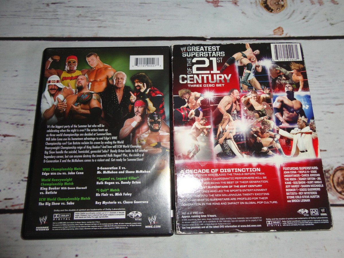 Fabulous LOT OF 4 WWE WRESTLING DVD SETS. 10 Discs in All!! | eBay