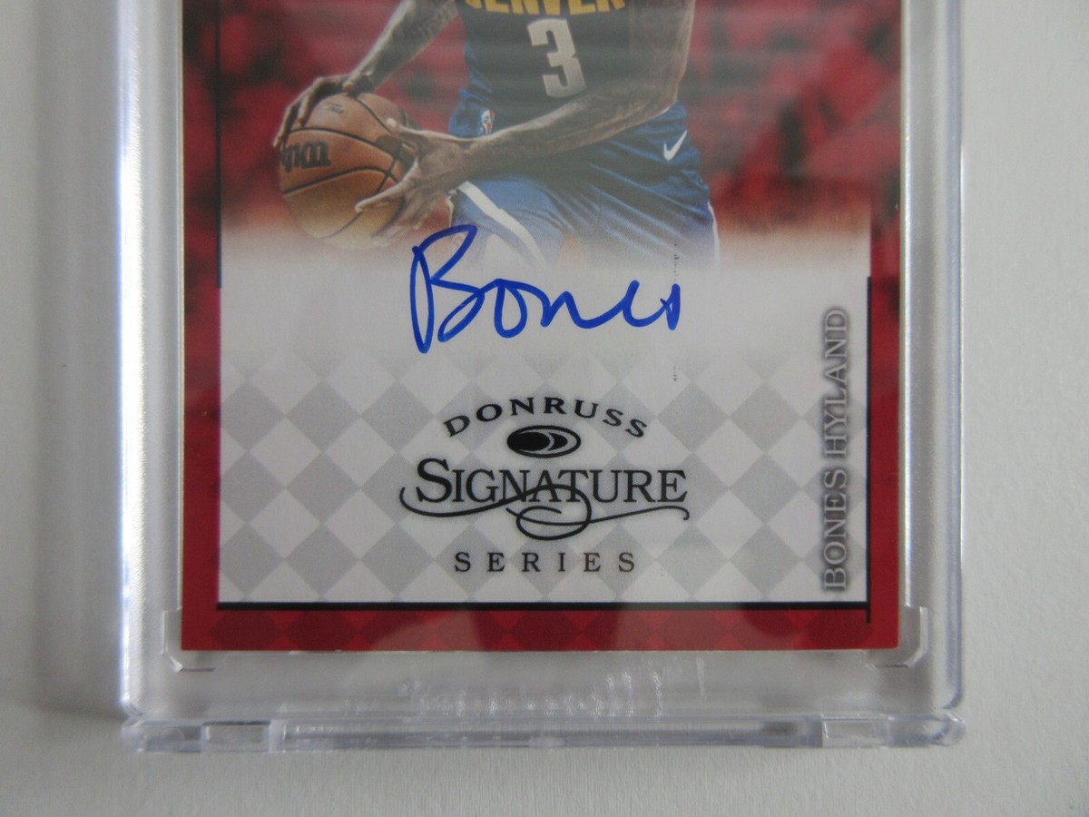 2021-22 Panini Instant NBA Donruss Signature Bones Hyland 2021-22 Panini Instant NBA Donruss Signature Bones Hyland