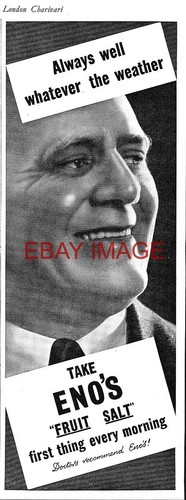 3 x WW2 Adverts ENO'S Effervescent Fruit Salts Wartime Health Print Ads 727/97 - Picture 3 of 3