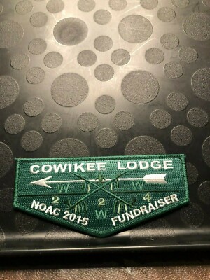OA COWIKEE LODGE 224 1915-2015 NOAC FUNDRAISER 100th ANN FLAP
