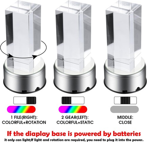360° Electric Motorized Rotating Display Stand Jewelry Photography Show Holder - Picture 4 of 16