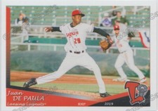 2019 Lansing Lugnuts Juan De Paula RC Rookie Toronto Blue Jays