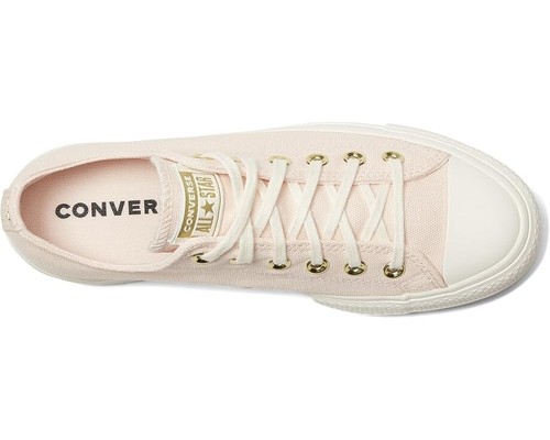 Converse Chuck Taylor All Star Canvas-Lift-Plateau für Damen Größe 10 blasses Blütenblatt - Bild 7 von 10