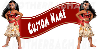Moana Clubhouse Room Decor Wall Decal Removable Sticker CUSTOM NAME