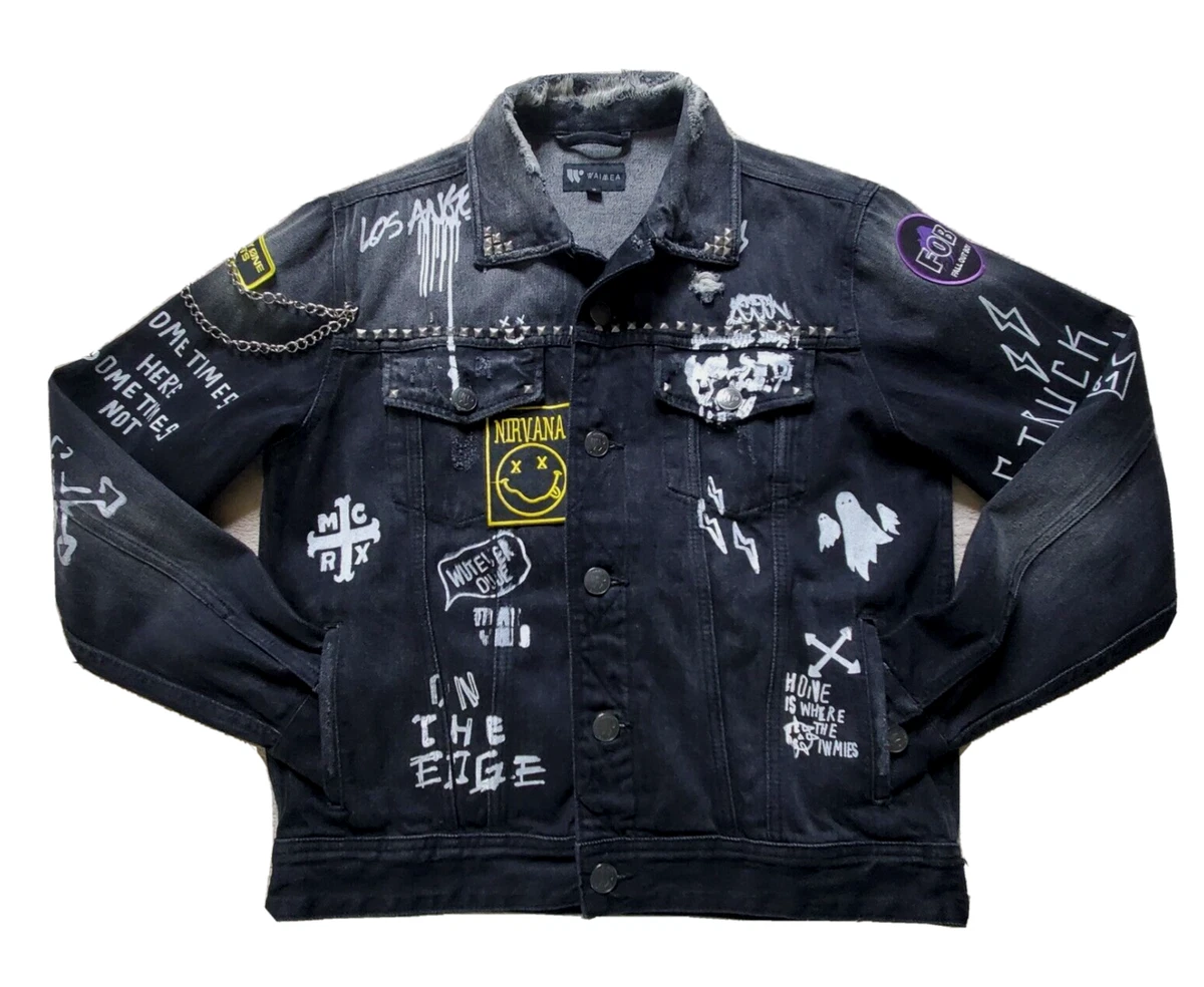 Share 160+ black denim jacket with patches best jtcvietnam.edu.vn