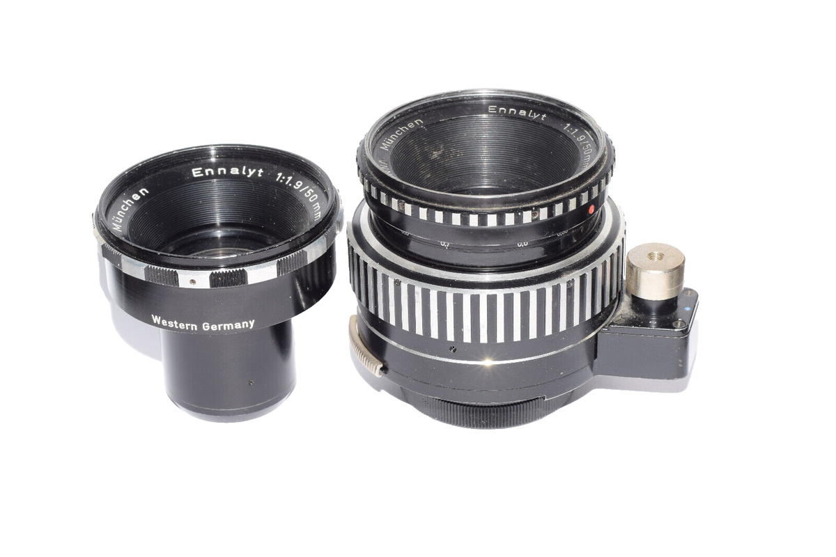 2X ENNA MUNCHEN ENNALYT 1.9/50MM for SOCKEL SYSTEM MOUNT EXAKTA AS