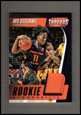 2021-22 Chronicles DP Threads Rookie Memorabilia Red jersey Ayo Dosunmu /199