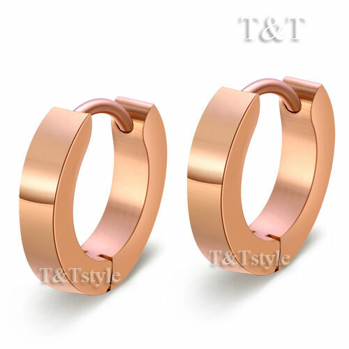 Minimalisti Orecchini A Sfera Rotondi In Metallo 18K Oro Placcato In Acciaio Ino - Foto 12