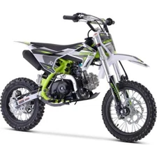 MotoTec X2 110cc 4-Stroke Gas Dirt Bike - Green - NEW FROM MOTOTEC